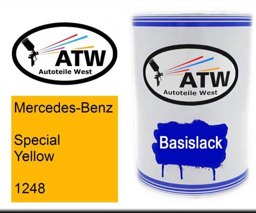 Mercedes-Benz, Special Yellow, 1248: 500ml Lackdose, von ATW Autoteile West.